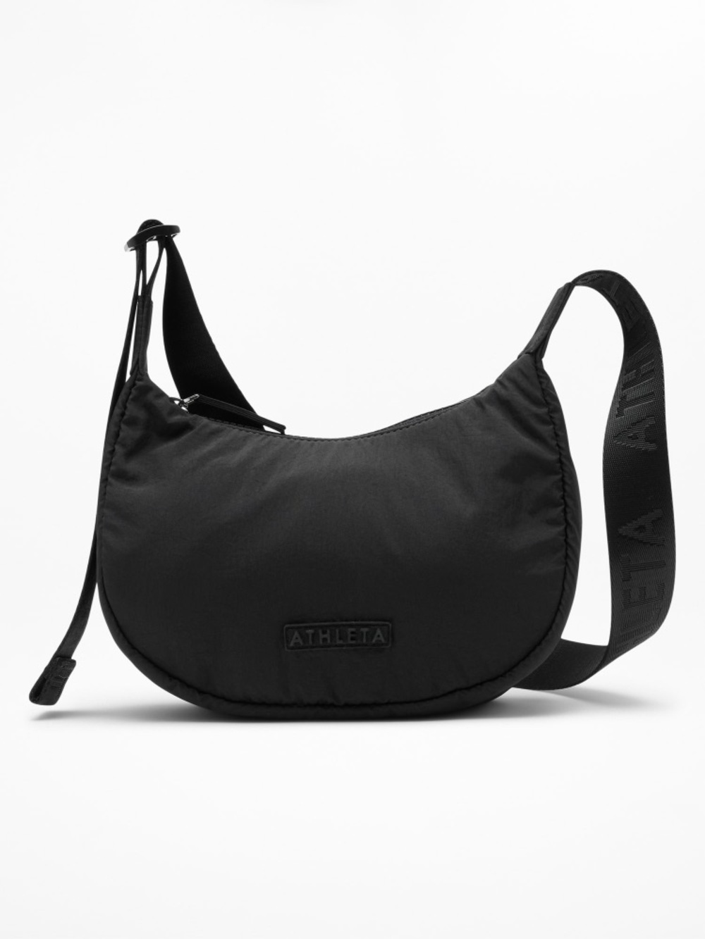 Athleta MINI Black All About Crossbody Hobo Bag